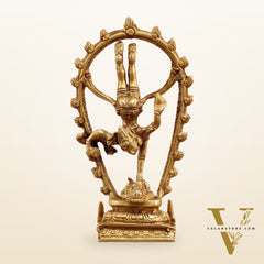 Unique Brass Shiva Tandav Statue – 6 Inch Height, 360 gm