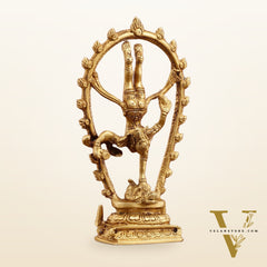 Unique Brass Shiva Tandav Statue – 6 Inch Height, 360 gm