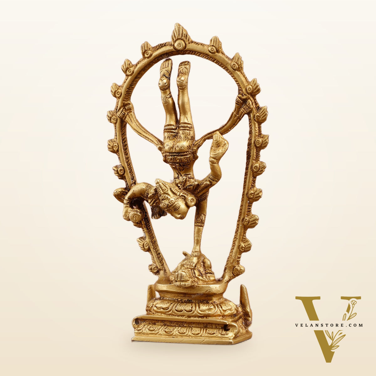 Unique Brass Shiva Tandav Statue – 6 Inch Height, 360 gm