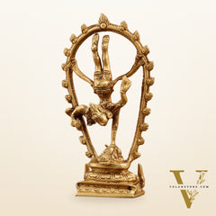 Unique Brass Shiva Tandav Statue – 6 Inch Height, 360 gm