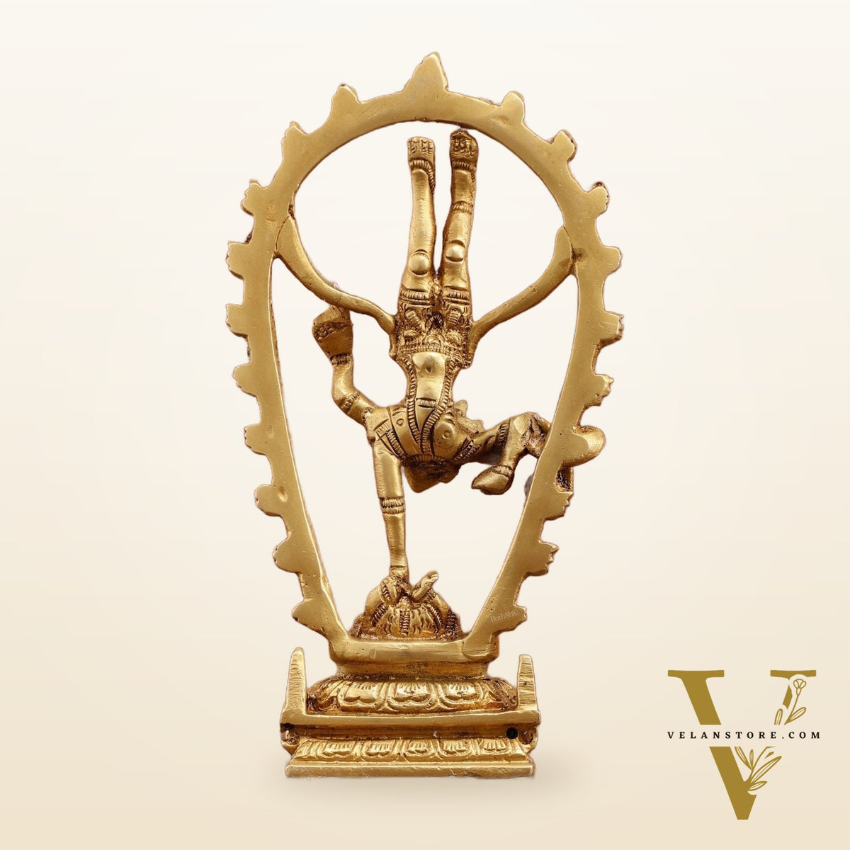 Unique Brass Shiva Tandav Statue – 6 Inch Height, 360 gm