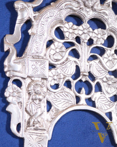 Unique Brass silver plated Prabhavali Wall Hanging – 12"