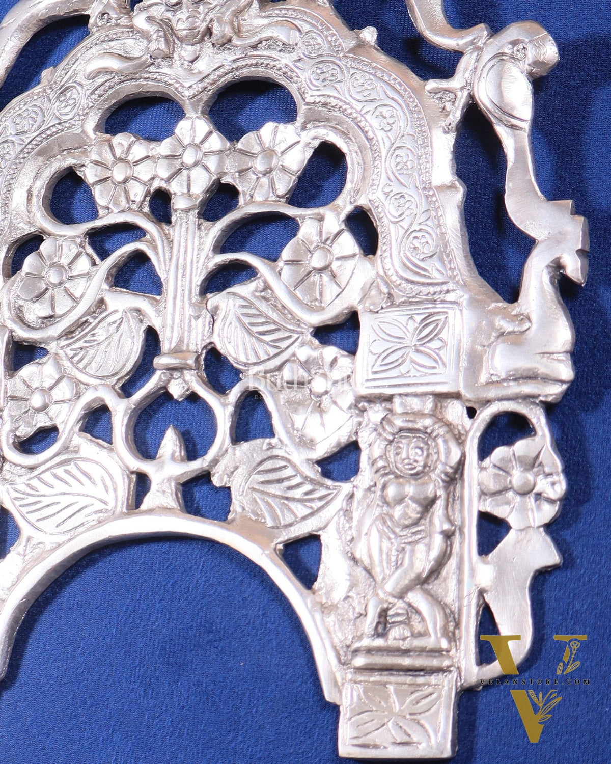 Unique Brass silver plated Prabhavali Wall Hanging – 12"