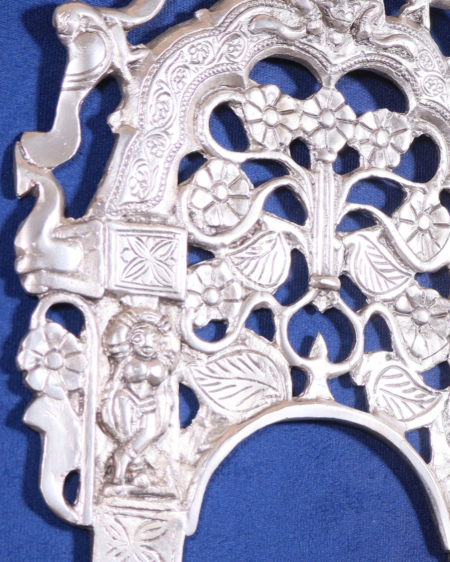 Unique Brass silver plated Prabhavali Wall Hanging – 12"