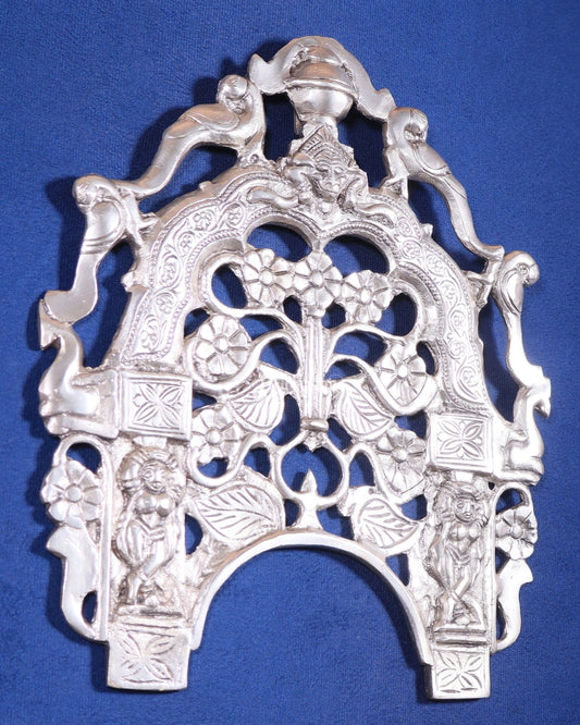 Unique Brass silver plated Prabhavali Wall Hanging – 12"