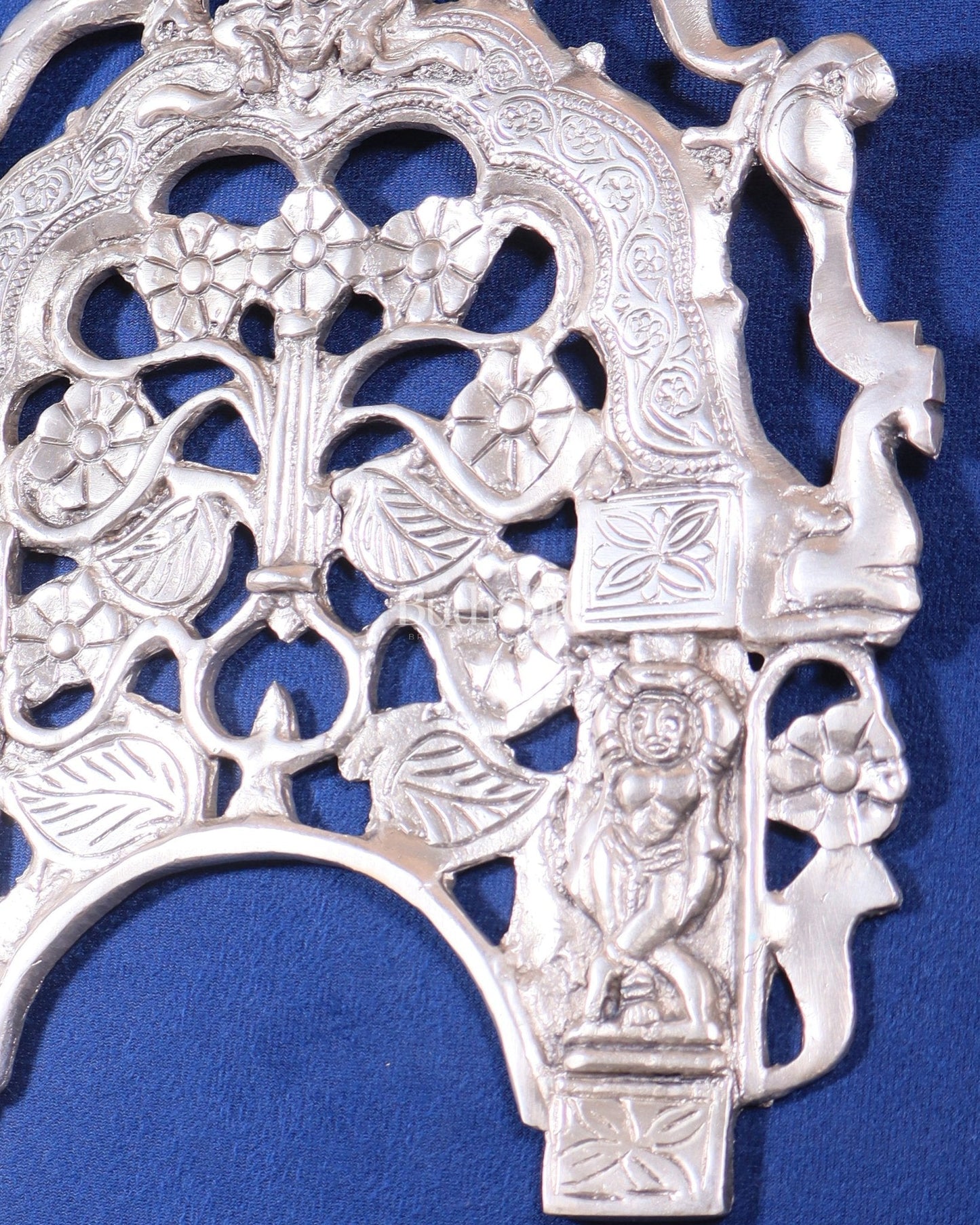 Unique Brass silver plated Prabhavali Wall Hanging – 12"