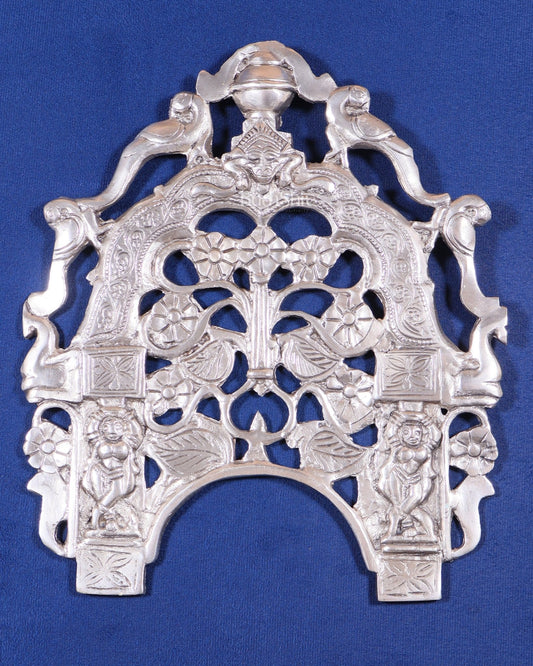 Unique Brass silver plated Prabhavali Wall Hanging – 12"
