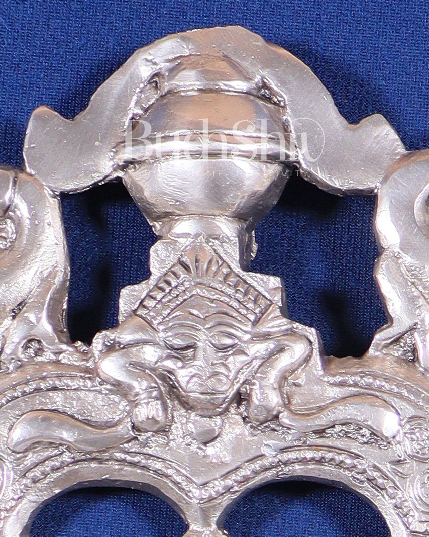Unique Brass silver plated Prabhavali Wall Hanging – 12"