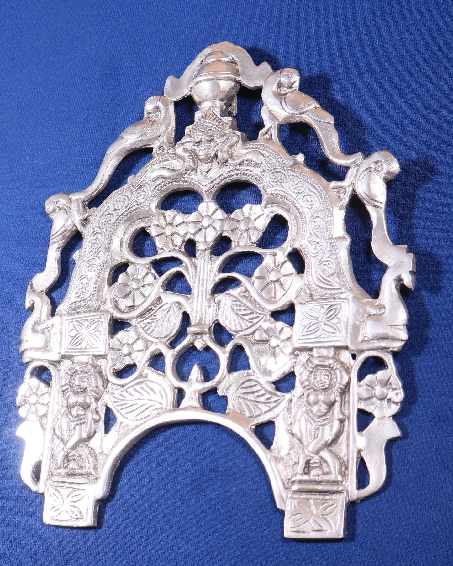 Unique Brass silver plated Prabhavali Wall Hanging – 12"