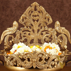 Unique Brass Urli Bowl | Height: 10 inch