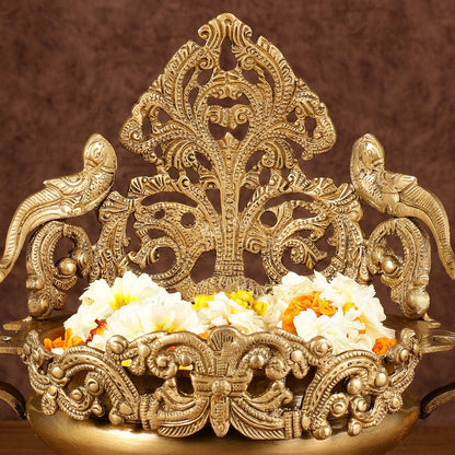 Unique Brass Urli Bowl | Height: 10 inch