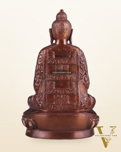 Unique Buddha in Deep Meditation Brass Statue | Premium Craftsmanship