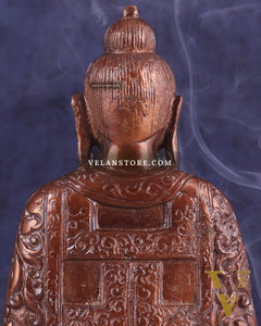 Unique Buddha in Deep Meditation Brass Statue | Premium Craftsmanship