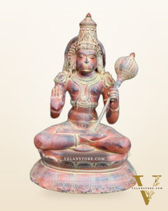 Unique Handcrafted Brass Hanuman Statue | 16" Height