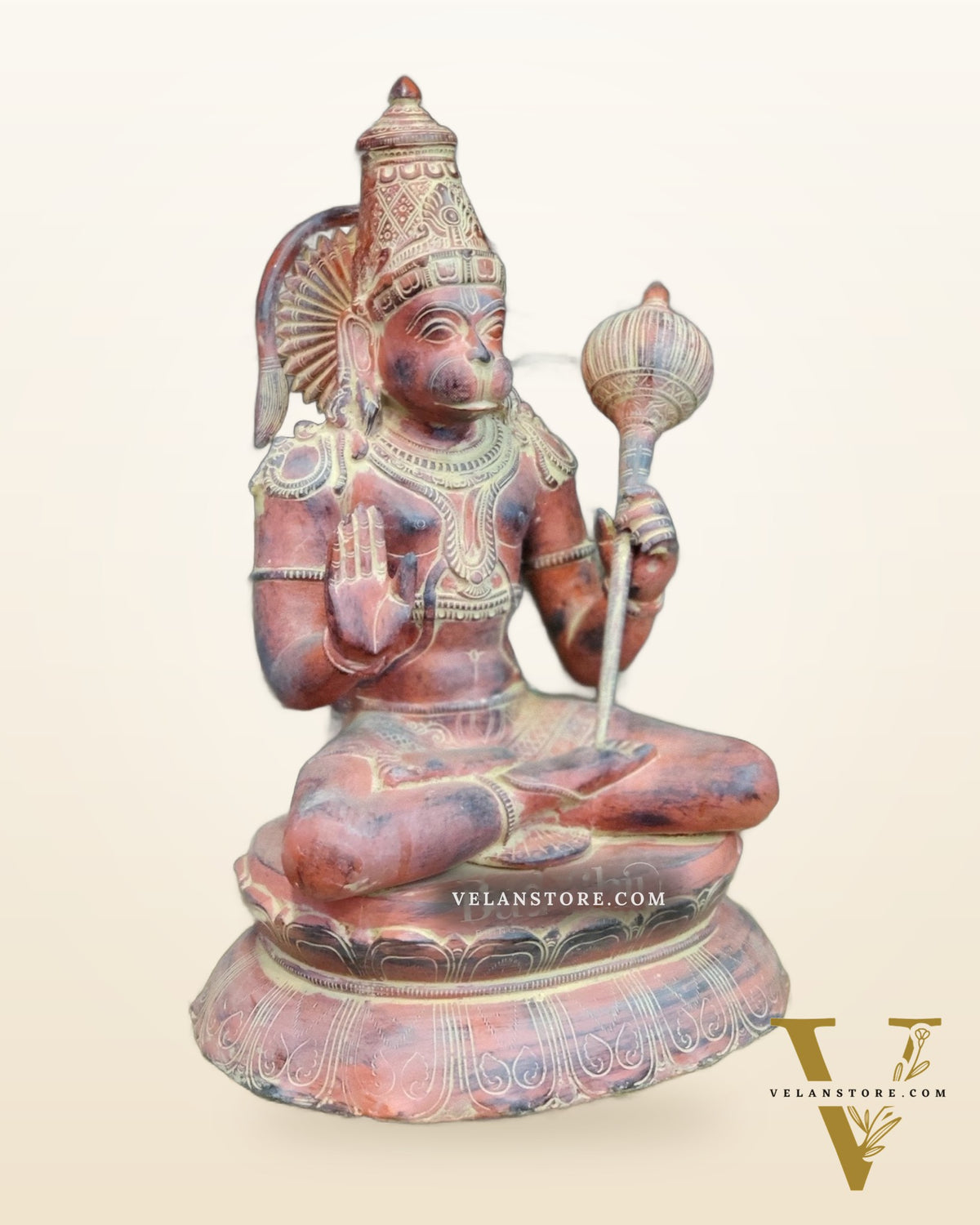 Unique Handcrafted Brass Hanuman Statue | 16" Height