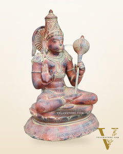 Unique Handcrafted Brass Hanuman Statue | 16" Height