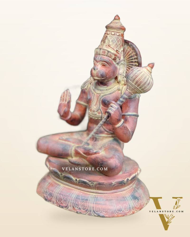 Unique Handcrafted Brass Hanuman Statue | 16" Height