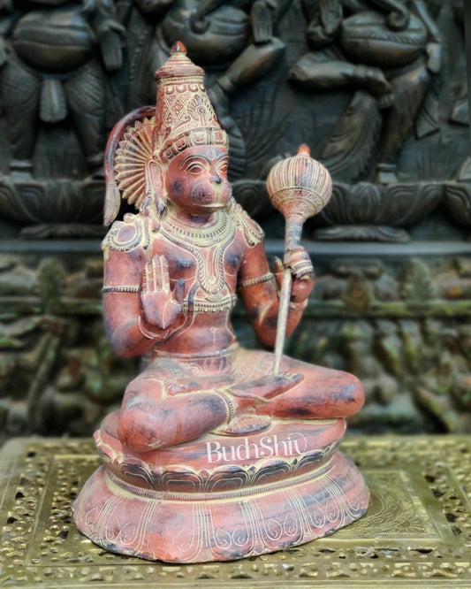 Unique Handcrafted Brass Hanuman Statue | 16" Height