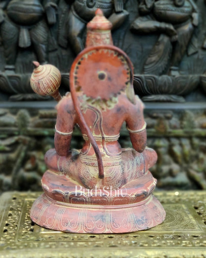 Unique Handcrafted Brass Hanuman Statue | 16" Height