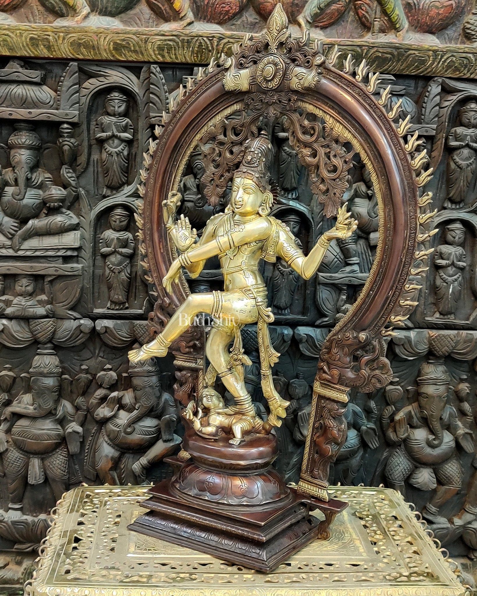 Brass Handcrafted Nataraja Statue - 26" Height