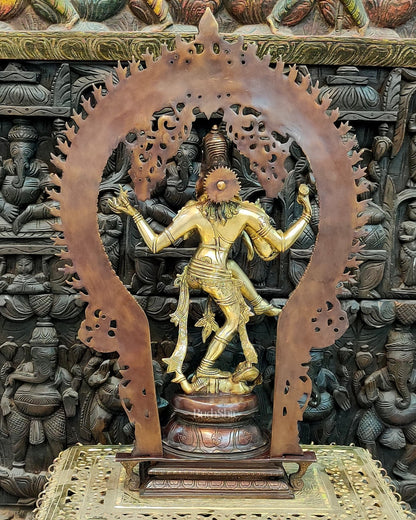 Brass Handcrafted Nataraja Statue - 26" Height