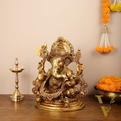 Unique lord Ganesha Brass Idol Height 20 inch