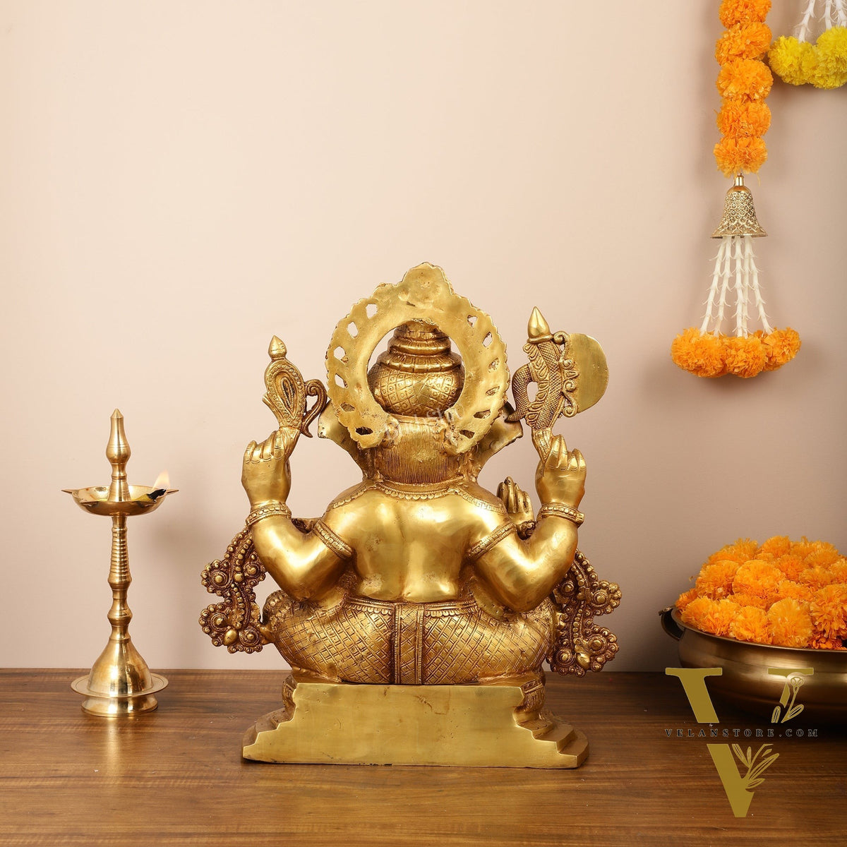 Unique lord Ganesha Brass Idol Height 20 inch