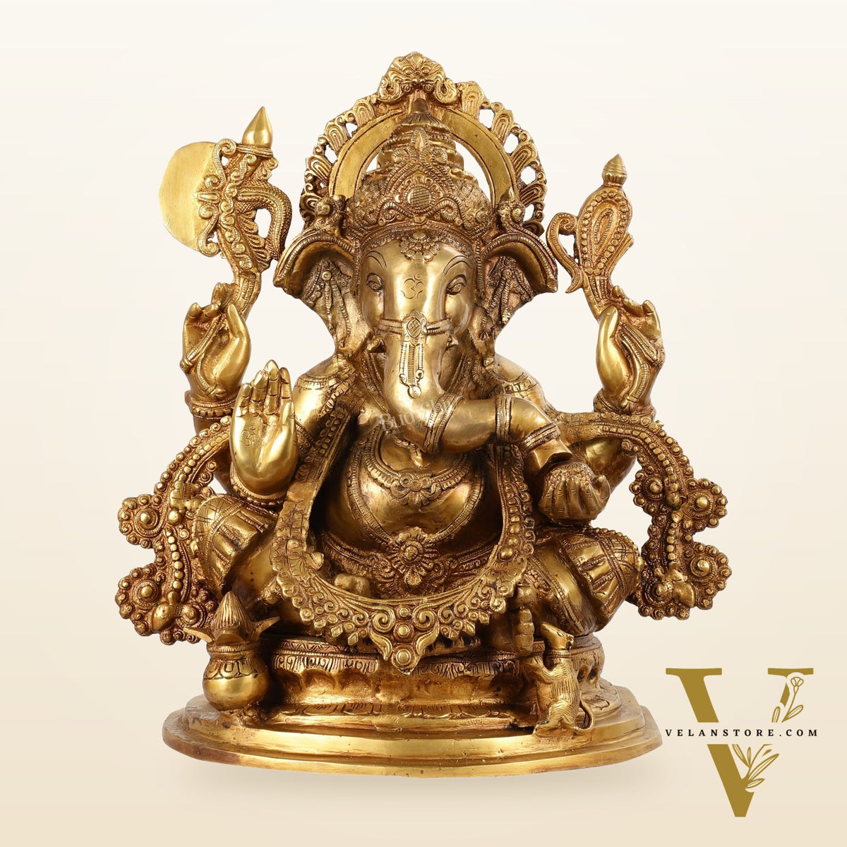 Unique lord Ganesha Brass Idol Height 20 inch