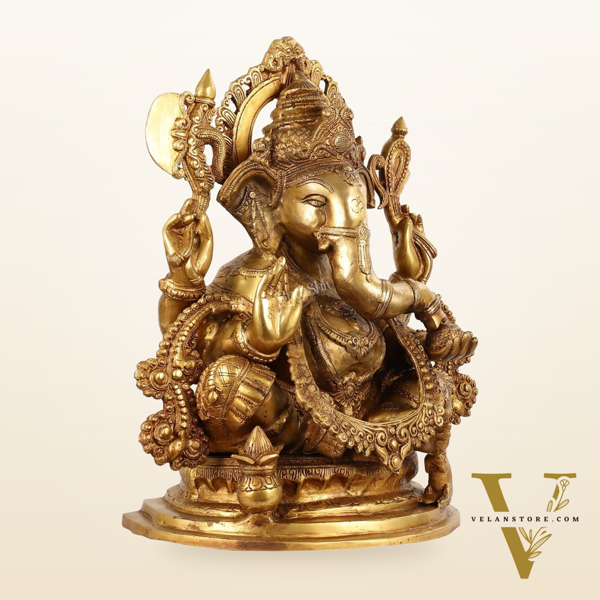 Unique lord Ganesha Brass Idol Height 20 inch