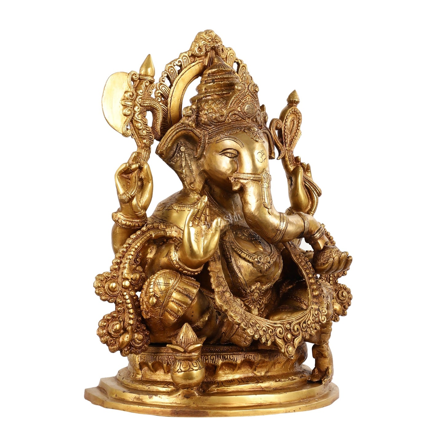 Unique lord Ganesha Brass Idol Height 20 inch