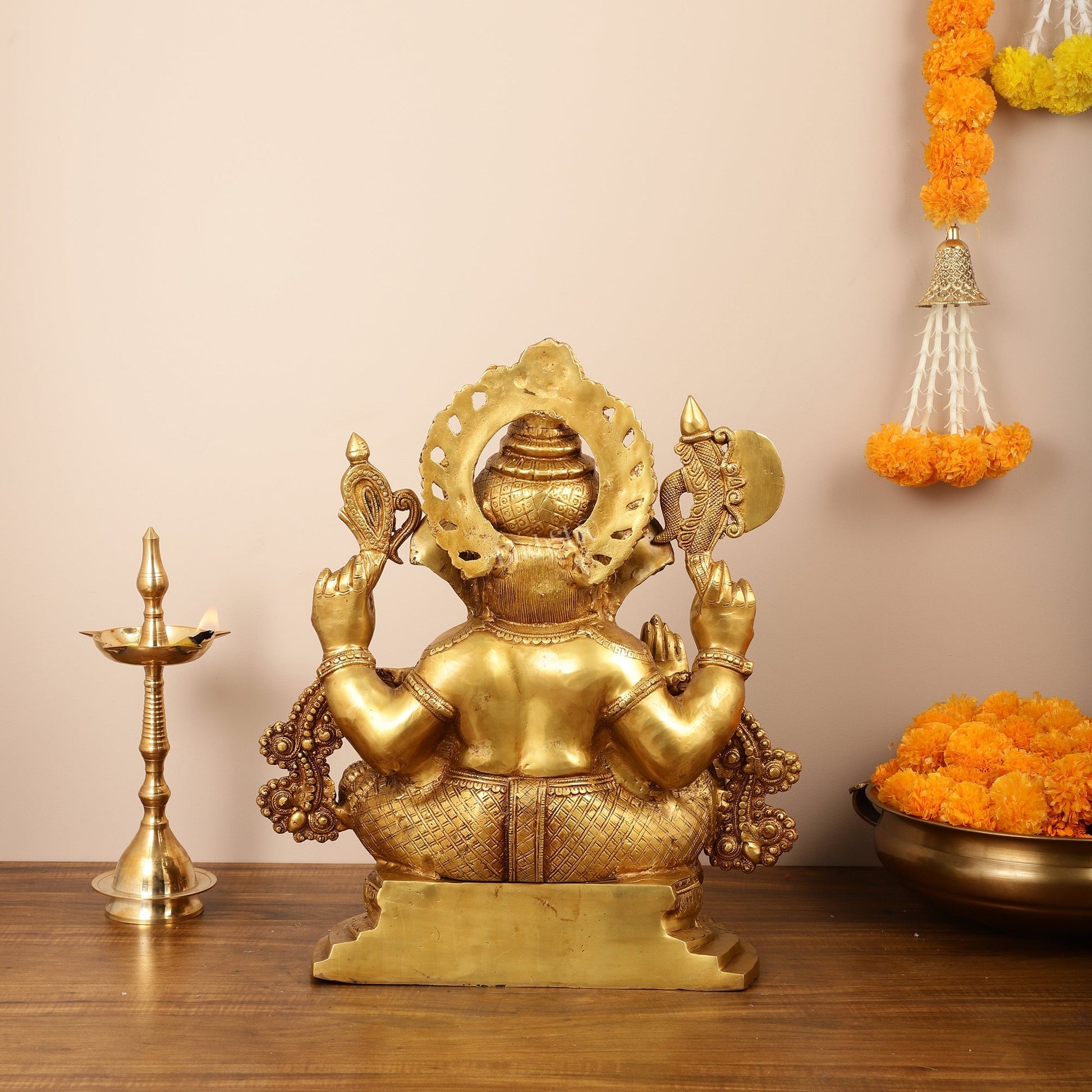 Unique lord Ganesha Brass Idol Height 20 inch