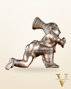 Unique Pure Brass Large Bal Gopal Baby Krishna Idol – 8” wide
