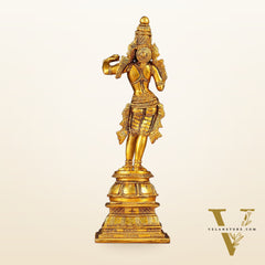 Unique Pure Brass Lord Rama Statue 11"