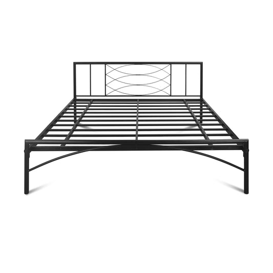 Nilkamal Ursa Metal King Bed (Black)