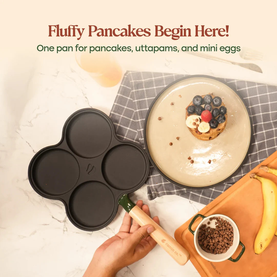 No. 8 Enamel Cast Iron Pancake Pan