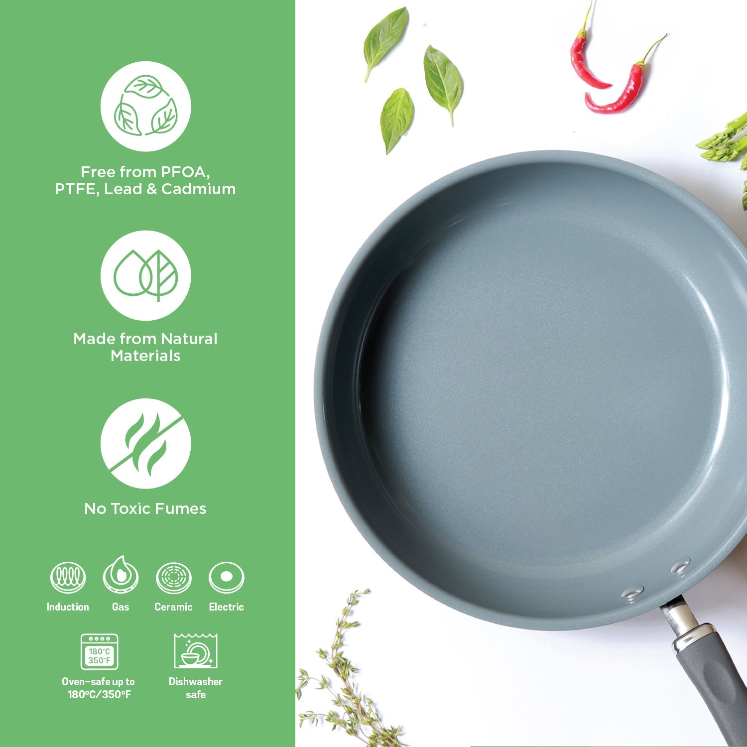 Meyer Anzen Ceramic Coated Cookware 26cm Frypan