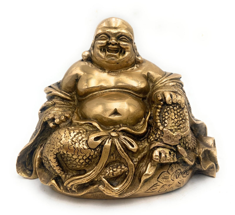 Handcrafted Brass Kubera Idol | Kuber Kuvera Dhanapati Vaisravana Murti | God of Wealth Statue Vigraha for Pooja, Temple, Home Decor & Gifts,Gold, 4.5 Inch, 1 Piece