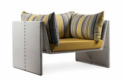 Marino Outdoor Sofa Set 2 Seater , 2 Single seater and 1 Center Table (Sea Shell)