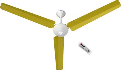 Superfan V1 with 5 Year Warranty BLDC Motor with Remote 1400 mm Ceiling Fan (5 Star | Yellow | Pack of 1)