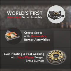 VIDIEM VOGUE V1 3-Burner Gas Cooktop