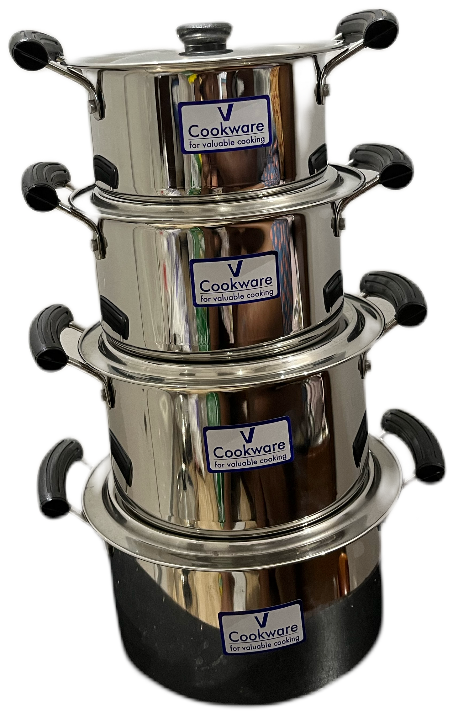 Vcookware Stainless Steel Stew Pan with Lid