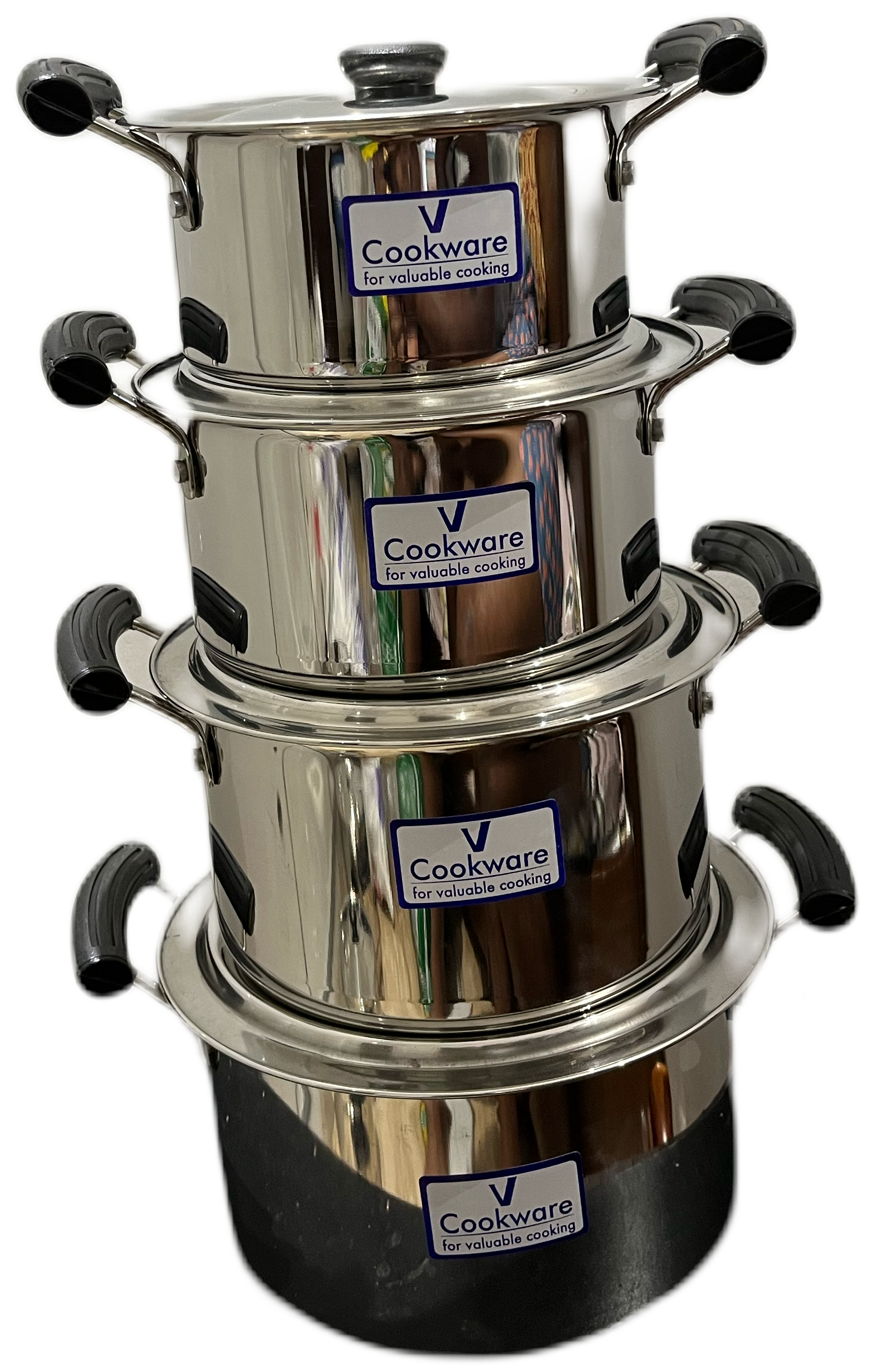 Vcookware Stainless Steel Stew Pan with Lid