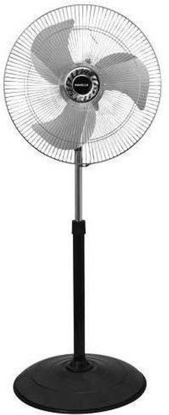 HAVELLS 18'', V - 3, PEDESTAL FAN, BLACK