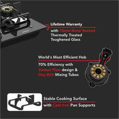 VIDIEM VOGUE V1 3-Burner Gas Cooktop