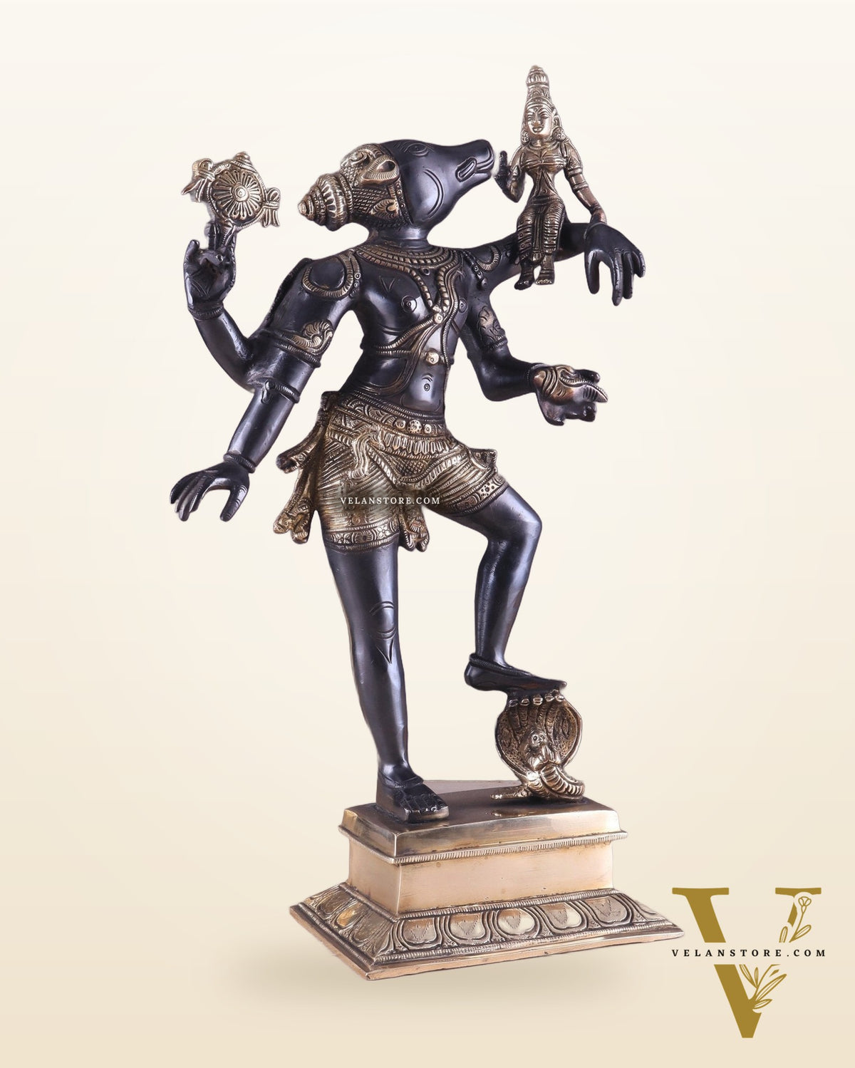 Varaha lakshmi Brass Idol 17.5"