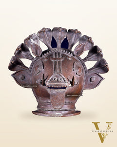 Varaha Panjurli Face – Vintage Bronze Handcrafted Sculpture | Lost Wax Casting 18 inch large