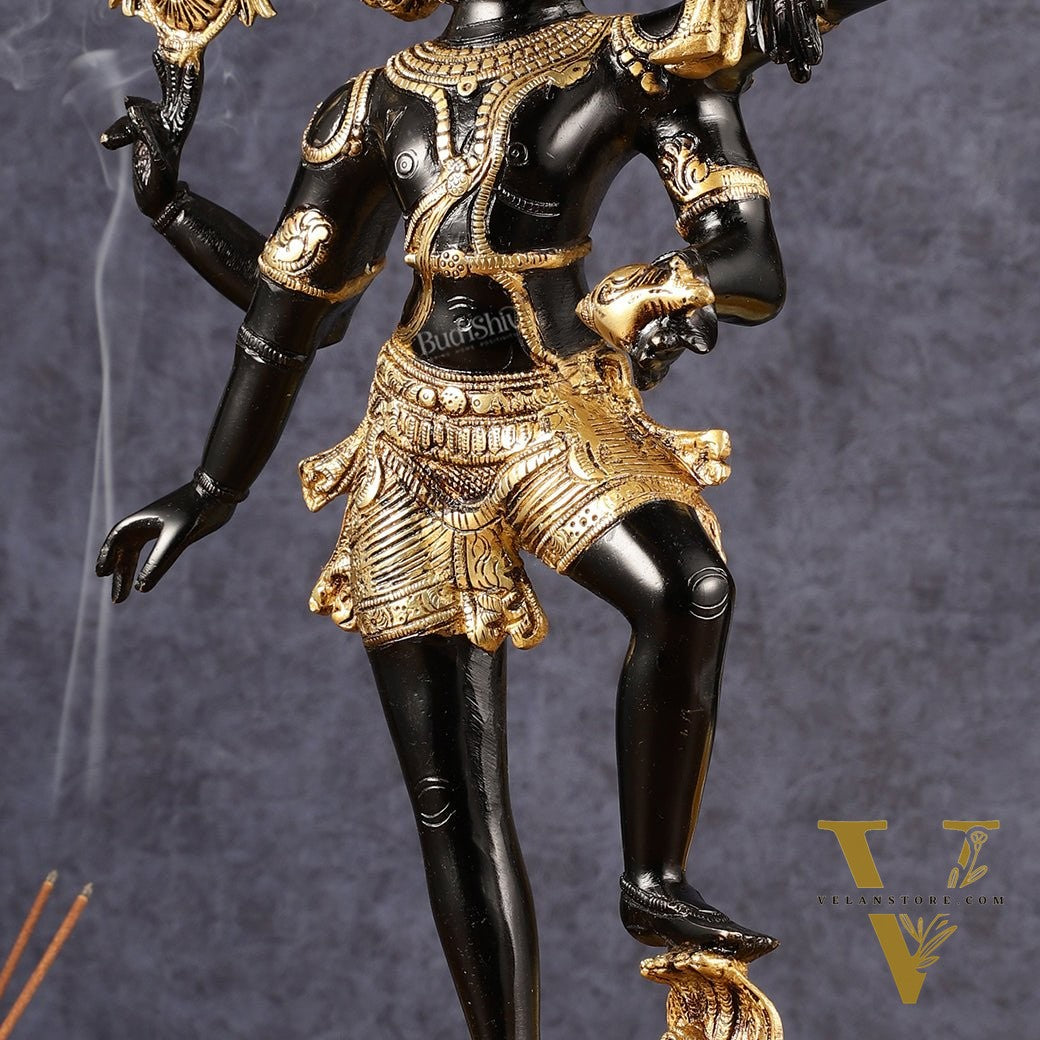Varaha - Third Incarnation of Lord Vishnu Brass Idol | with bhooma Devi 17.5"