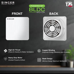 SINGER Venti X BLDC Exhaust Fan 150 mm-5