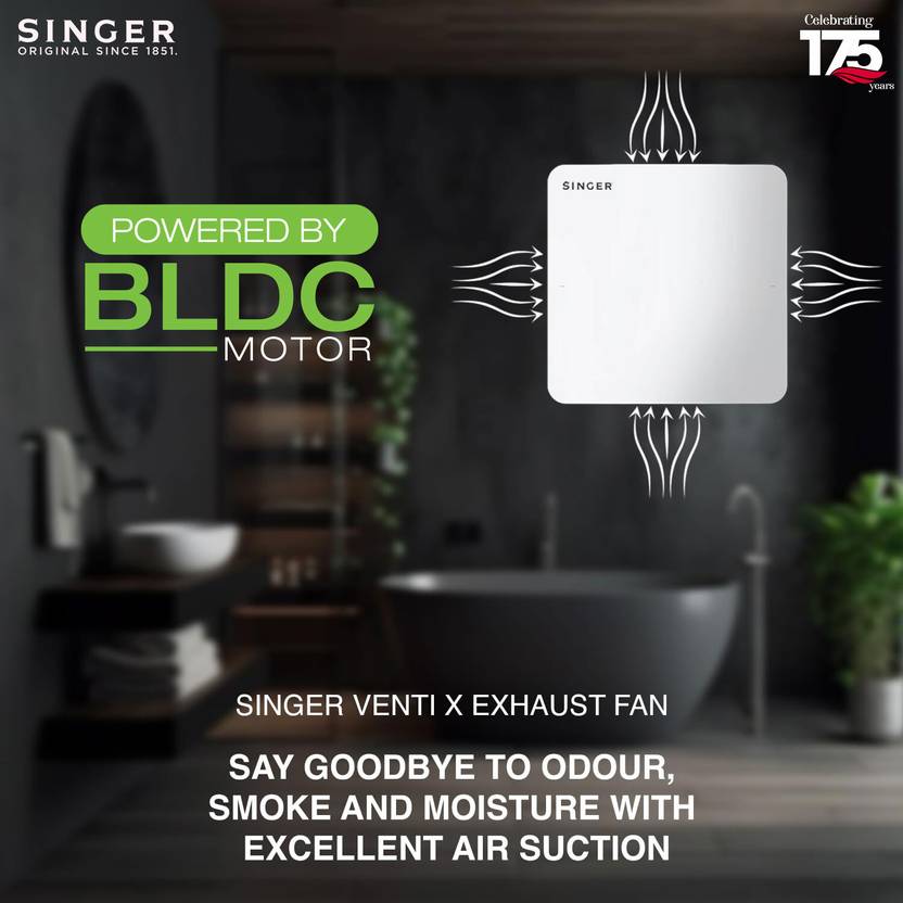 SINGER Venti X BLDC Exhaust Fan 150 mm-3
