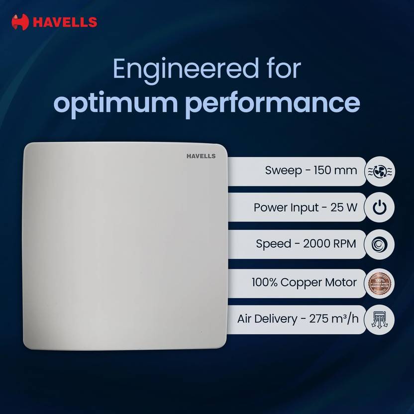 HAVELLS Ventil Air ZX High Speed 150 mm Exhaust Fan-5